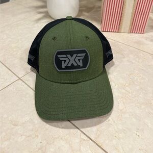 PXG Olive Green and Black Golf Baseball Cap Hat